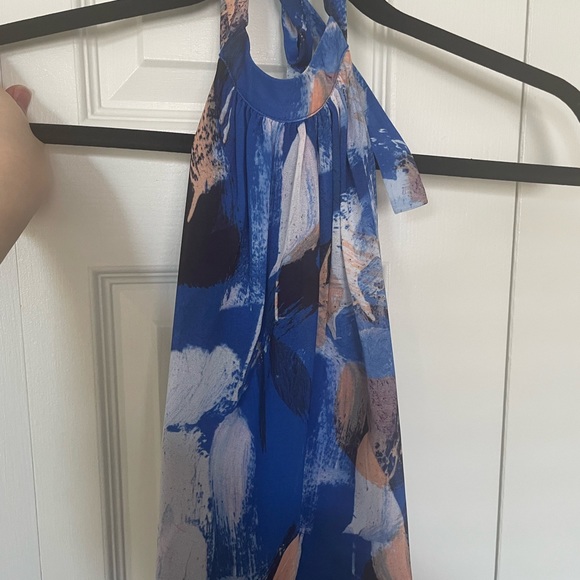 Bright blue floral Reiss dress - XS/S size 2/4 - Picture 7 of 8